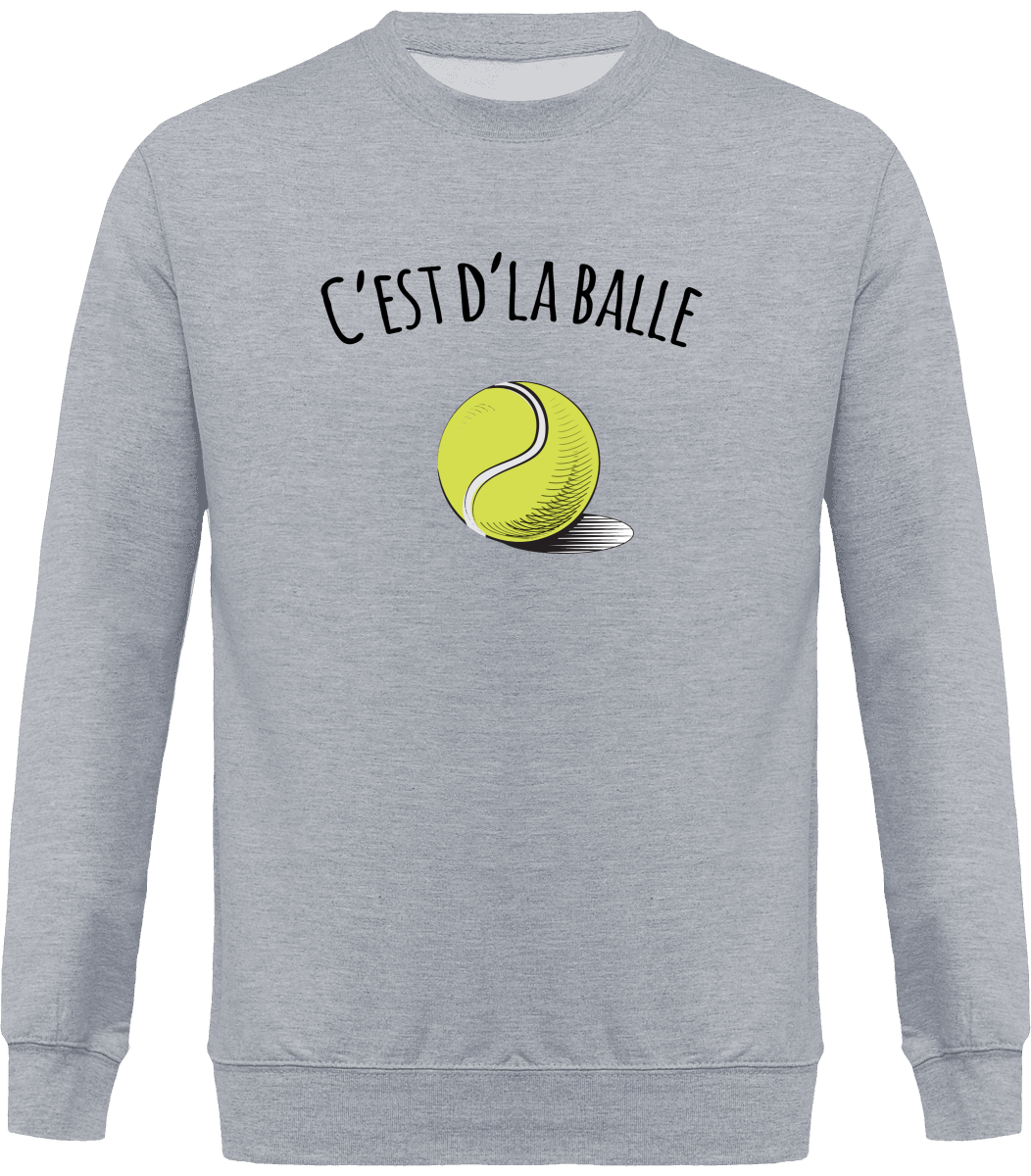 Sweat tennis mixte "C'est d'la balle"