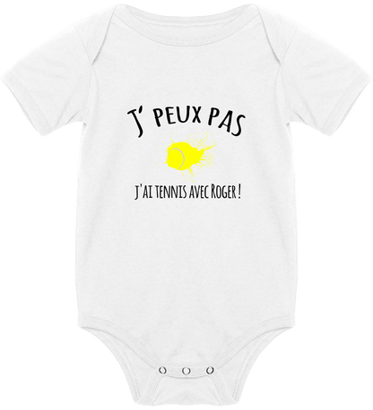 body bébé tennis roger federer cadeau tennis bébé