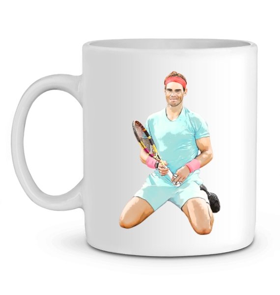 Mug Céramique tennis "Rafa" - Jeu Set Match-tennis