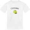T-shirt Enfant unisexe "C'est d'la balle" - cadeau tennis homme femme enfant