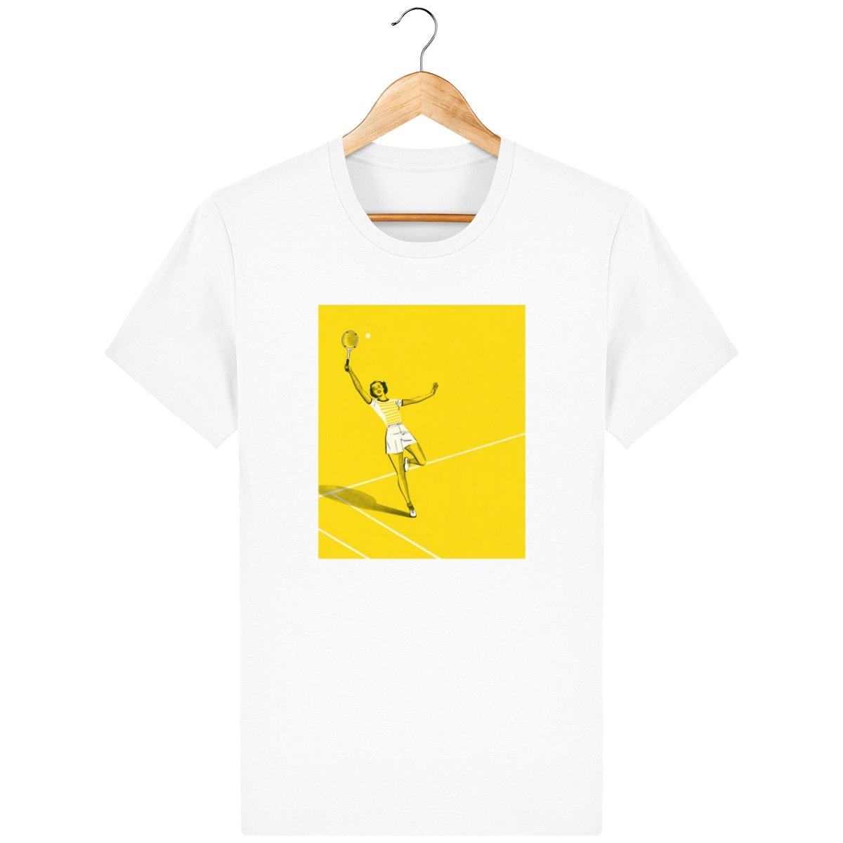 t-shirt tennis femme avec image tennis vintage cadeau tennis
