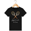 T-shirt garçon *100% coton bio* "Légende vivante du tennis" - Jeu Set Match-tennis
