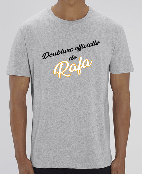 T-shirt tennis homme *100% coton bio* "Doublure officielle de Rafa" - cadeau tennis homme femme enfant