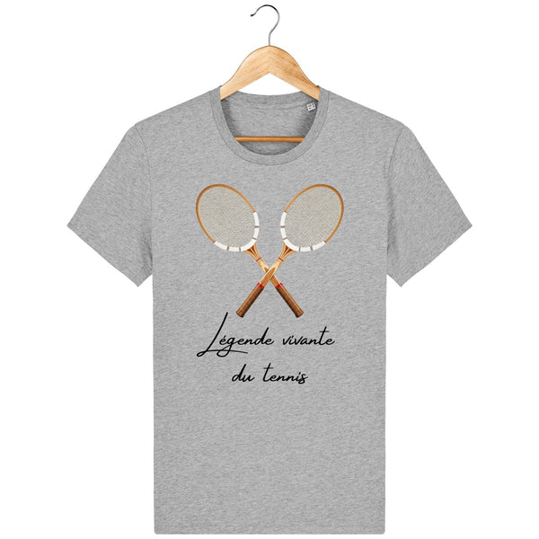 t-shirt tennis homme légende vivante du tennis cadeau tennis homme