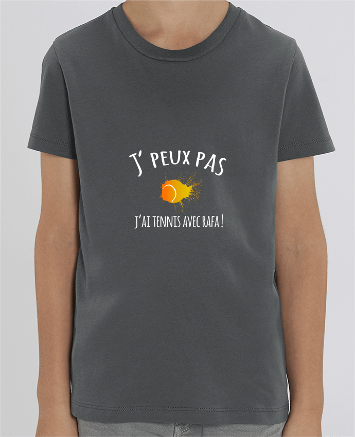 T-shirt tennis Enfant unisexe "J'peux pas, j'ai tennis avec Rafa" - cadeau tennis homme femme enfant