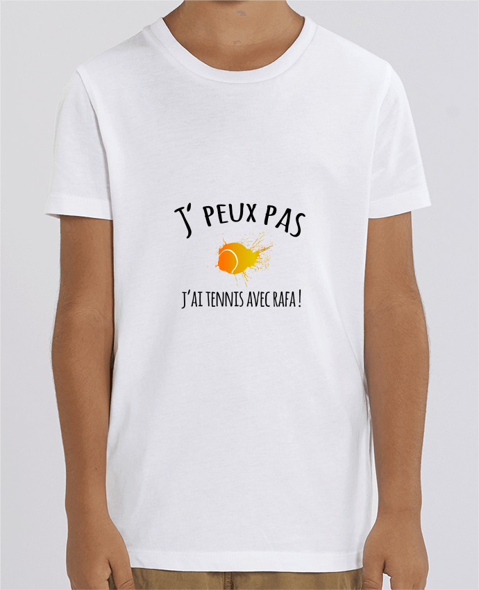 T-shirt tennis Enfant unisexe "J'peux pas, j'ai tennis avec Rafa" - cadeau tennis homme femme enfant